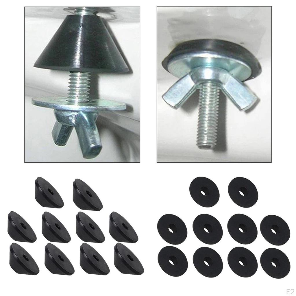 10 Pack of Rubber Gaskets for Toilet Water Tank Sealing