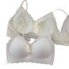 Small breasts gather and show large comfort, gray 1111 new thin shoulder straps hanging around the neck, less seamless bra cover