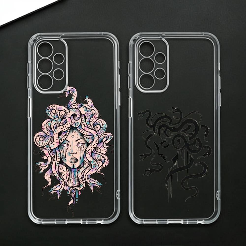 Medusa Griechische Mythologie Handyhülle Für Samsung Galaxy A71,A70,A52,A51,A40,A30 Transparente Hülle
