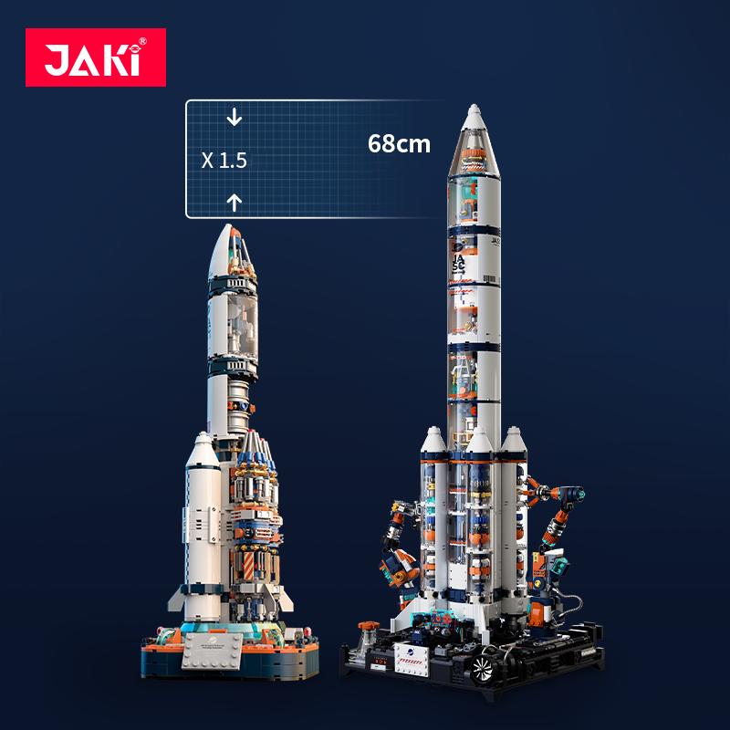 Jaki Space Exploration Series, Dawn Advanced Super Rocket Core Module Building Blocks Assembly Model, Boy'S Birthday Gift Toy