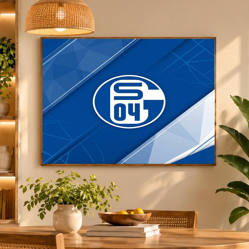 5D Diamond Painting Schalke 04 DIY Full Drill Diamond Art Kit Home Decoration
