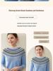 2025 Women's Half-High Collar Cashmere Fair Isle Jacquard Sweater - Versatile Base Layer Knitwear