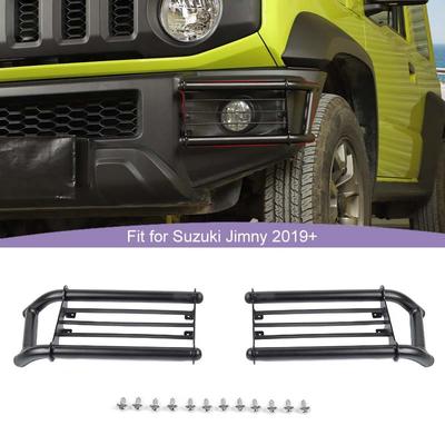 Car Front Fog Light Cover Decoration Fog Lamp Guard Cover For Suzuki Jimny 2019-2024 Accessories, 2pcs(Aluminium Alloy)