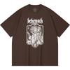 230 Gsm 100% Cotton Heavy Metal T-Shirt  Rock Band Popular Music Print Unisex Heavy Cotton T Shirt
