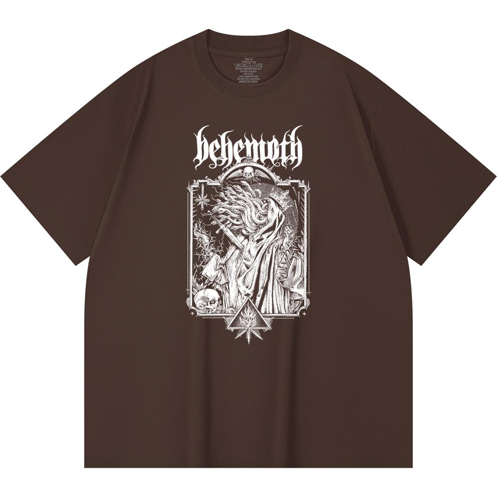 230 Gsm 100% Cotton Heavy Metal T-Shirt Rock Band Popular Music Print Unisex Heavy Cotton T Shirt