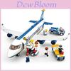 Educational Abs Plastic Building Blocks Airplane Model Great For Boys And Kids