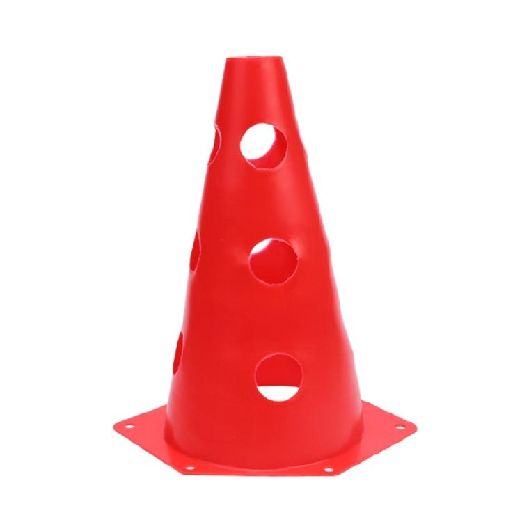 12/18Pcs Plastic Agility Cone Training Maker Bucket Soccer Obstacle Cone