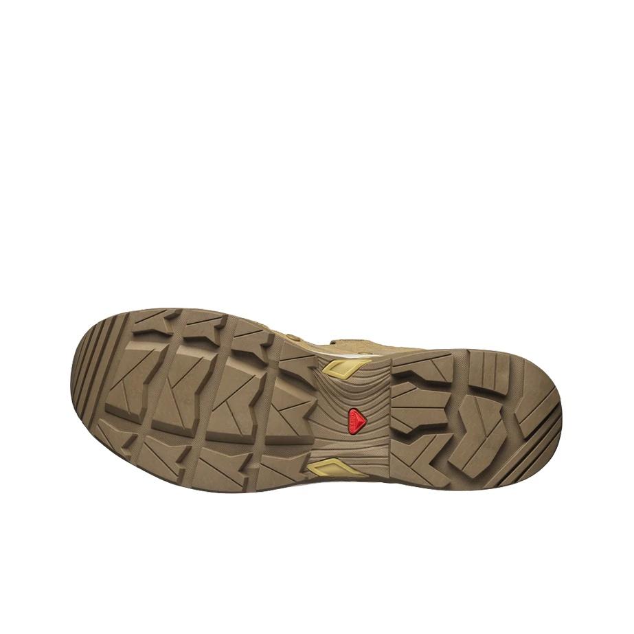 SALOMON Jungle Ultra Low Advanced Dull Gold Kangaroo Men Sneakers Brown Safari L47130800