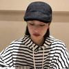 Vintage British Unisex Corduroy Beret Simple Soft Breathable Winter Decorative Painter Hat Warm Coldproof Windproof Newsboy Cap