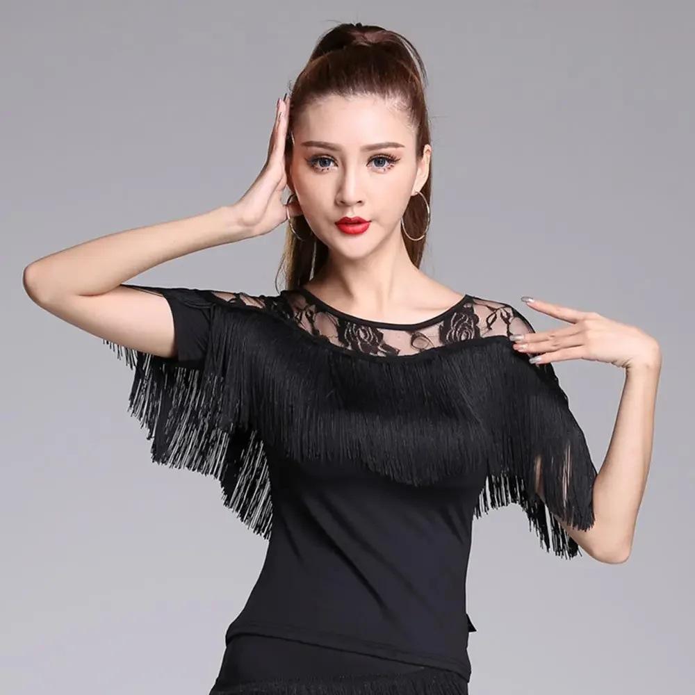 20Cm Wide Polyester Row Beard Latin Dance Fringed Lace Diy Clothing Accessories