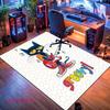Pete Cat Magic Carpet Rug for Living Room Bedroom Home Sofa Decoration,Kids play Nonslip Floor Mat