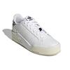 Adidas Originals Court Tourino Bold Slip Resistant Durable Low Top Skate Shoes Women Sneakers White Black GY9550