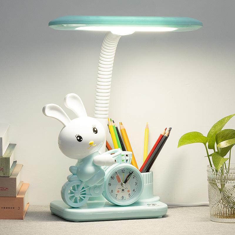 Children's Cartoon Desk Lamp - Multifunctional Bedside & Study Light for Elementary Students
