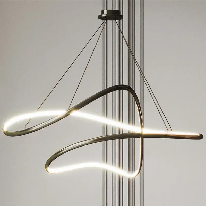 Modern Pendant Lamp LED Hanging Chandelier for Living Dining Room Bedroom Kitchen Island Home Decor Indoor Light Fixture Lustre