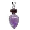 Amethyst & Other Natural Gemstone Ethnic Pendant Jewelry 2.25" J 1460