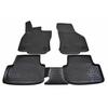 3D Rubber Floor Mats - J&J AUTOMOTIVE - Seat Leon 2012-2020 - Black - Custom Made - Non-slip