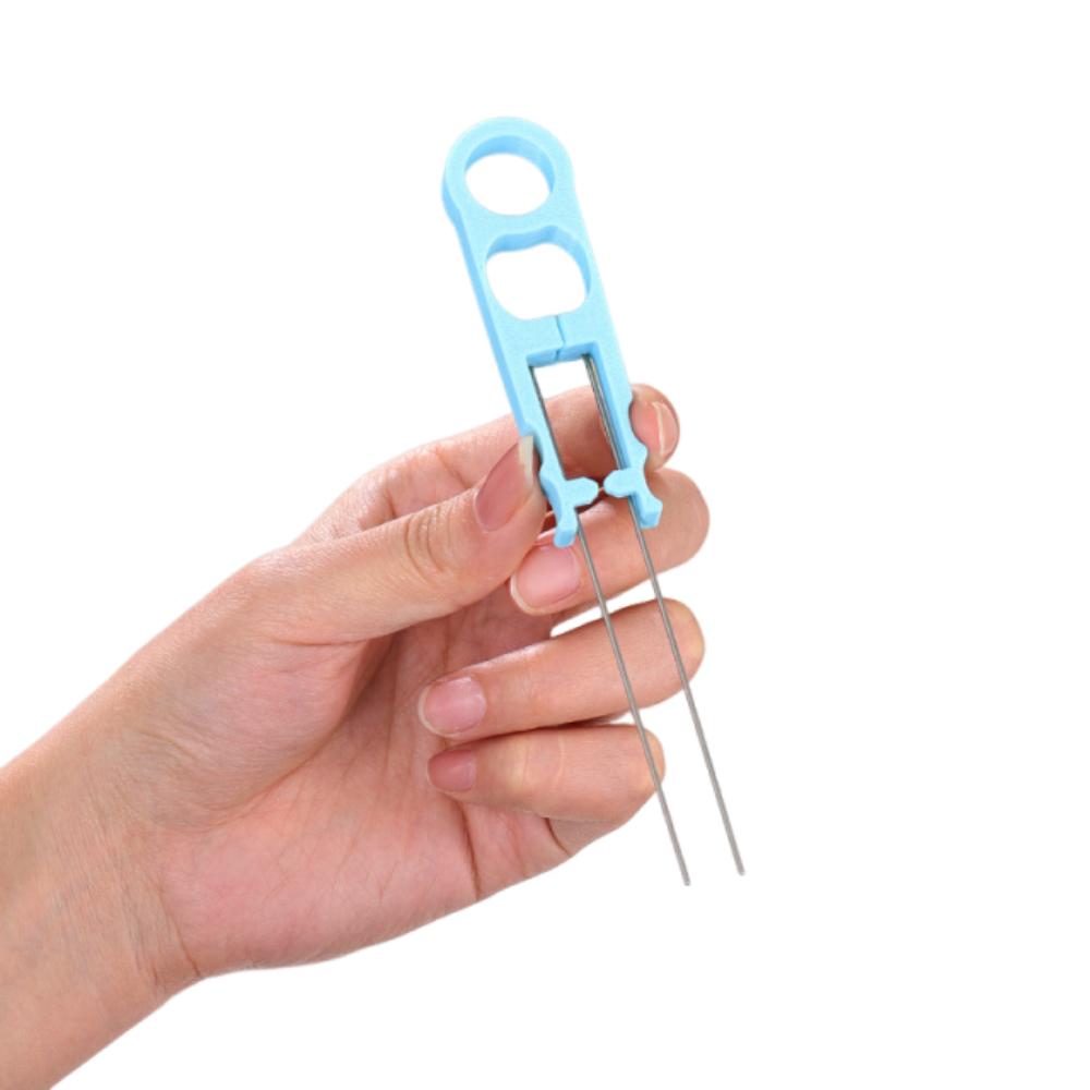 Multifunctional Perler Bead Tweezer High-quality Beans Collage Beans Needle  Arts Crafts Simple blue