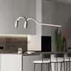 Minimalist Black 1.2m LED Dining Chandelier