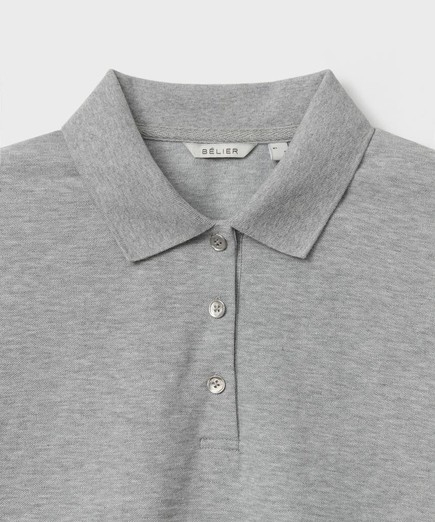 Bellie (W) Essential Layered Polo Shirt - Grey