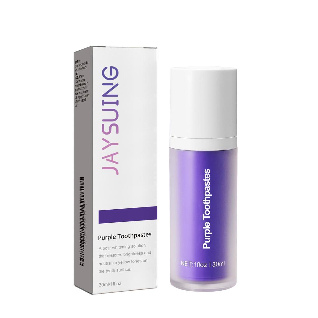 Purple Toothpaste for Teeth Cleaning and Oral Care, Removes Stains and Freshens Breath, Soothes Gums and Relieves Sensitivity