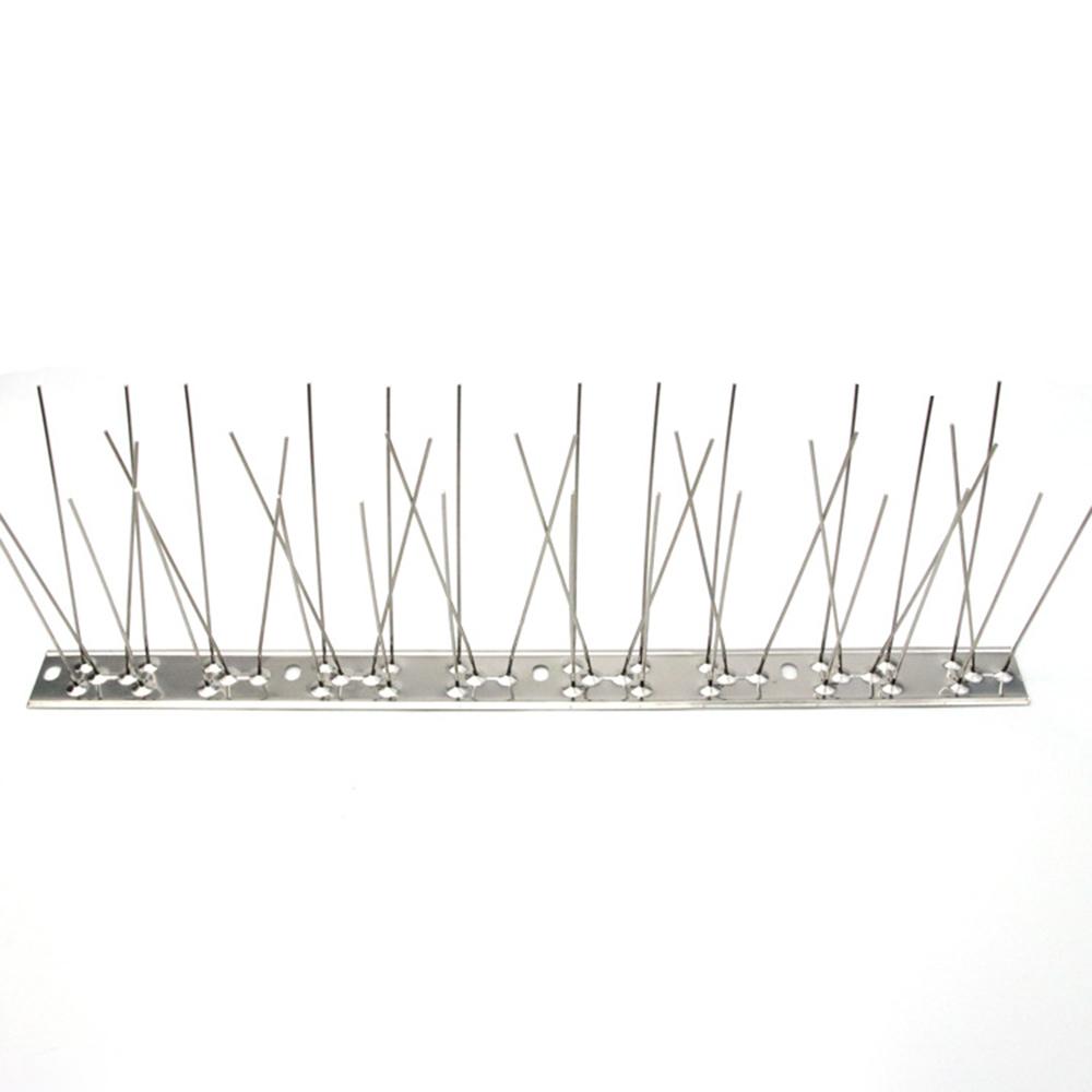 Stainless Steel Pigeon Spikes Bird Repeller Deterrent Traps Anti-bird Repellent Pest Control Garden Balcony Thorn Nail Kit