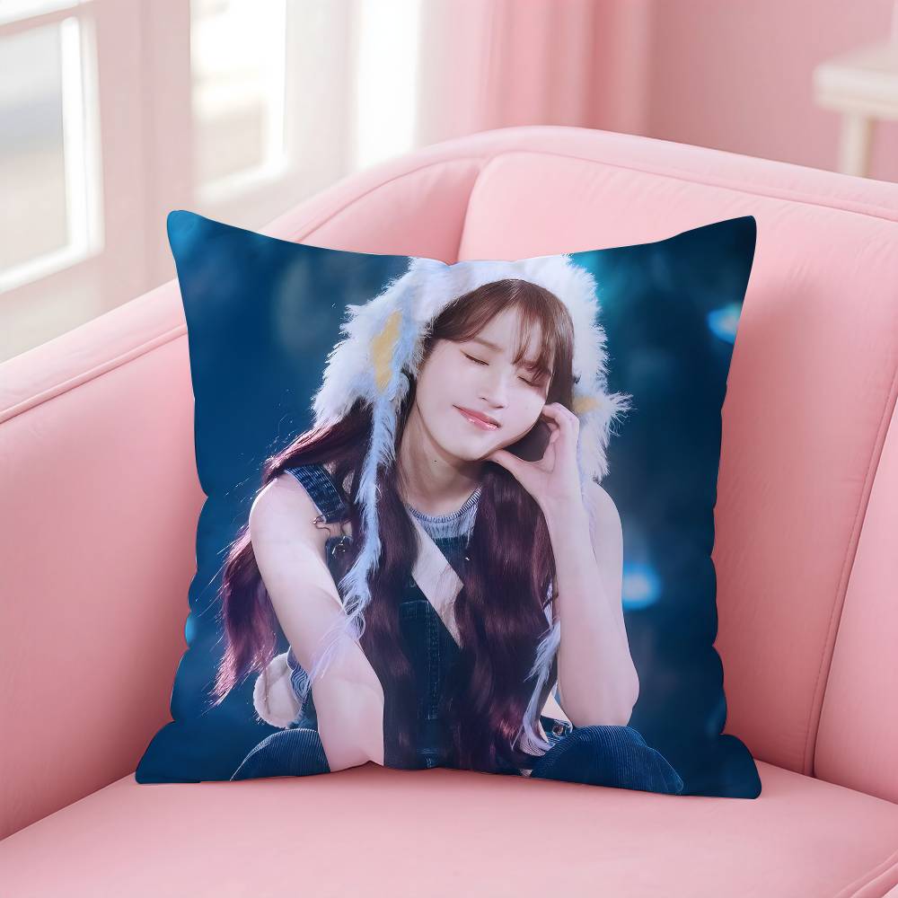 SINGER i-IU Pillow Case pattern printing pillowcase living room sofa cushion cover bedroom room decor