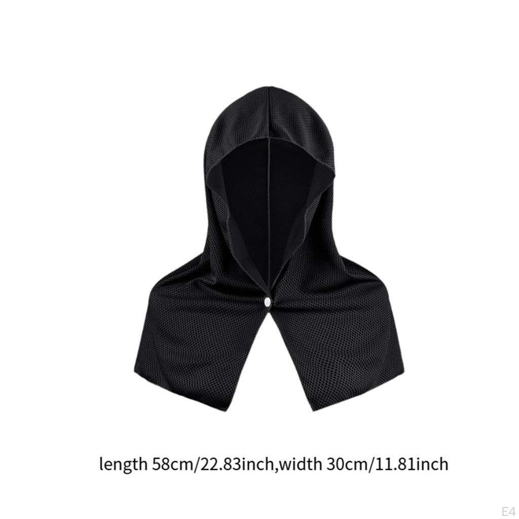 2 Cooling Hooded Towels with Headband, , Breathable And Lightweight, for Warm Weather, Sports
