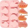 Transportation Theme Mousse Cake Mold Reusable Baking Mould New Chocolate Dessert Mold  DIY Baking