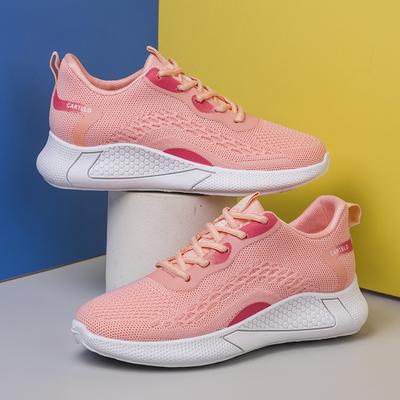 Nuevos zapatos informales de malla transpirables para mujer, zapatos deportivos ligeros antideslizantes para mujer
