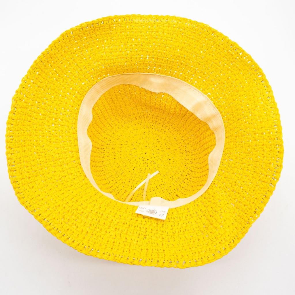 Nomad Sari Floppy Straw Sun Hat – Yellow