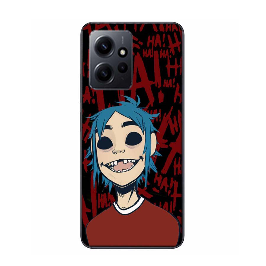 Gorillaz Anime Phone Case For Redmi 12 13C 12C 15C 9 10 10C Note 13 Pro Plus 14 15 Pro 9T 9C 9A TPU Soft Cover Clear Cell Cases