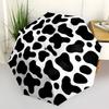 1pc Cow Print Automatic Folding Umbrella - 8-Rib Compact Travel Umbrella Durable & Portable for Outdoor Use, Perfect Gift120