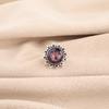 925 Sterling Silver African Amethyst Gemstone Handmade Jewelry Ring For Wedding RR-7-5