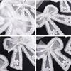 Bows Patches Lace Bows Decorative Patches Bows Sew On Applique Bowknot Embroidered Patches for Clothes Brooch Hairclip