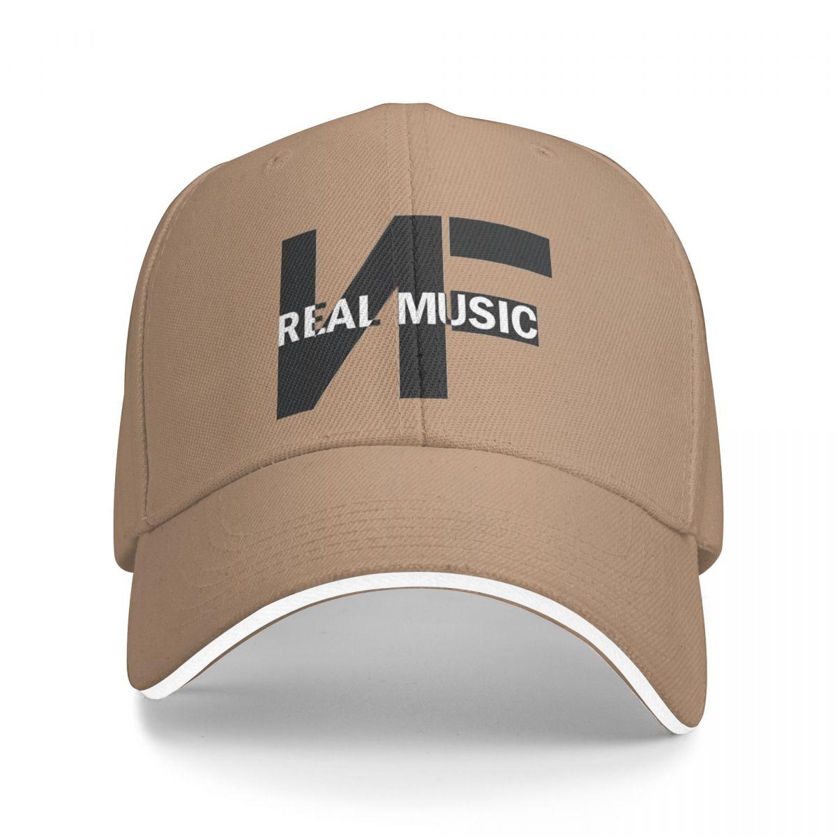 Кепка дальнобойщика с логотипом NF Real Music, классическая шляпа Snapback для женщин унисекс, подходит для всех размеров One Size