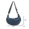 Women Denim Bag Large Capacity Strap Adjustable Crossbody Sling bag Vintage Messenger Bags Casual Shopper bags 2025 Shoulder BAG