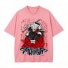 T-shirt in stile anime Includono T-shirt Retrò in Stile Hip-hop Streetwear Magliette a Maniche Corte Abbigliamento Estivo.