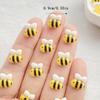 20 Stück Niedliche Mini Cartoon Biene, Honigtopf Nail Art Flatback Strassperle Scrapbook DIY Maniküren Applikationen Zubehör Basteln