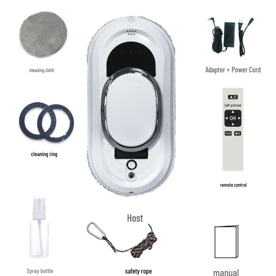 Automatic Electric Remote-Control Intelligent Window Cleaning Robot
