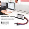 16-Kanal-Logikanalysator, USB 2.0-Schnittstelle, 100 MHz Abtastrate, unterstützt PC-Software für Timing