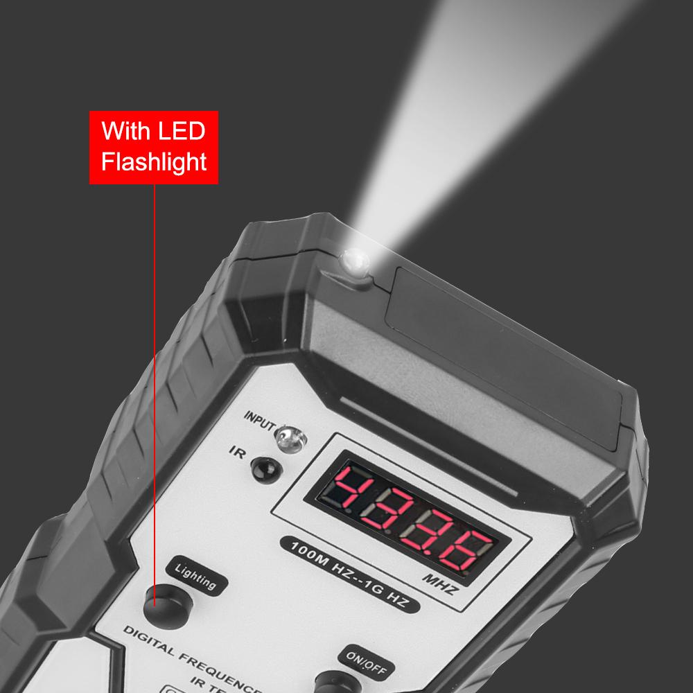 Electronic IR Frequence Counter Test For Car Keys Remote Controller 100M-1GHZ Infrared Frequency Tester Measure Instrument