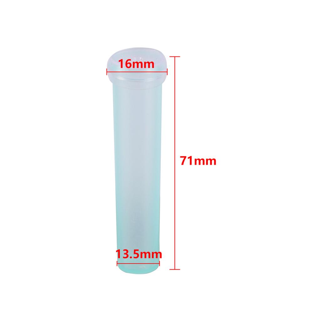Transparent Flowers Plants Nutrition Tube With Cap Clear Fresh-Holding Floral Water Pipe Keep Plants Alive Hydroponic Container