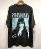 Rihanna Podnieś Mnie Na Duchu Ciężka Bawełna Czarna Koszulka Unisex Wszystkie Rozmiary S5XL Koszulka Unisex