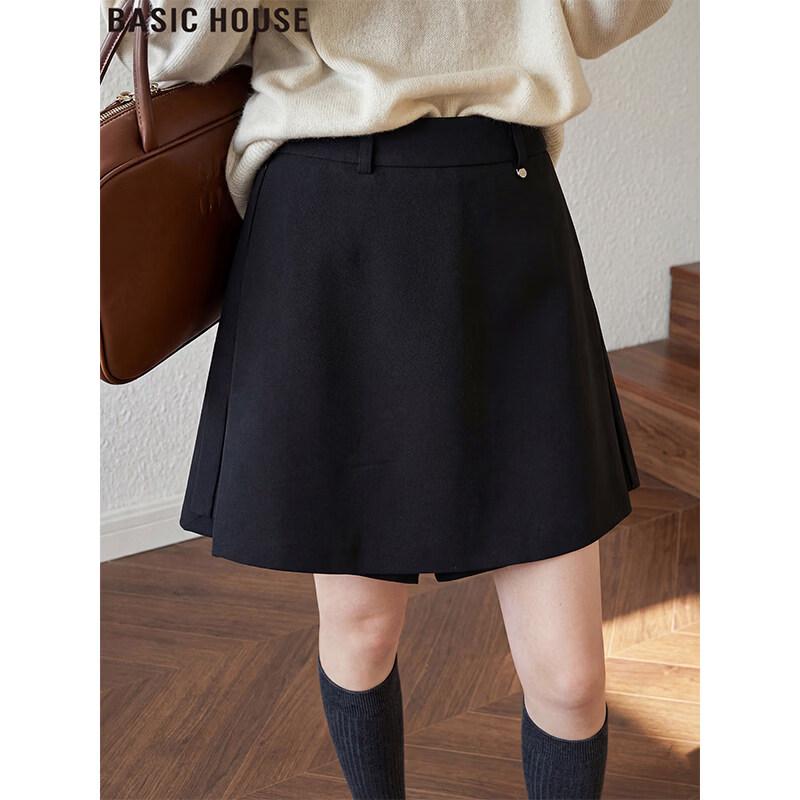 Basic House Women s A-line Design Suit Skirt M