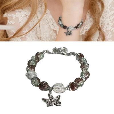Schmetterlings-Charms Armband Schmuckzubehör für Damen und Mädchen Elegante Schmuckgeschenke für Mama Ehefrau Tochter Nichte