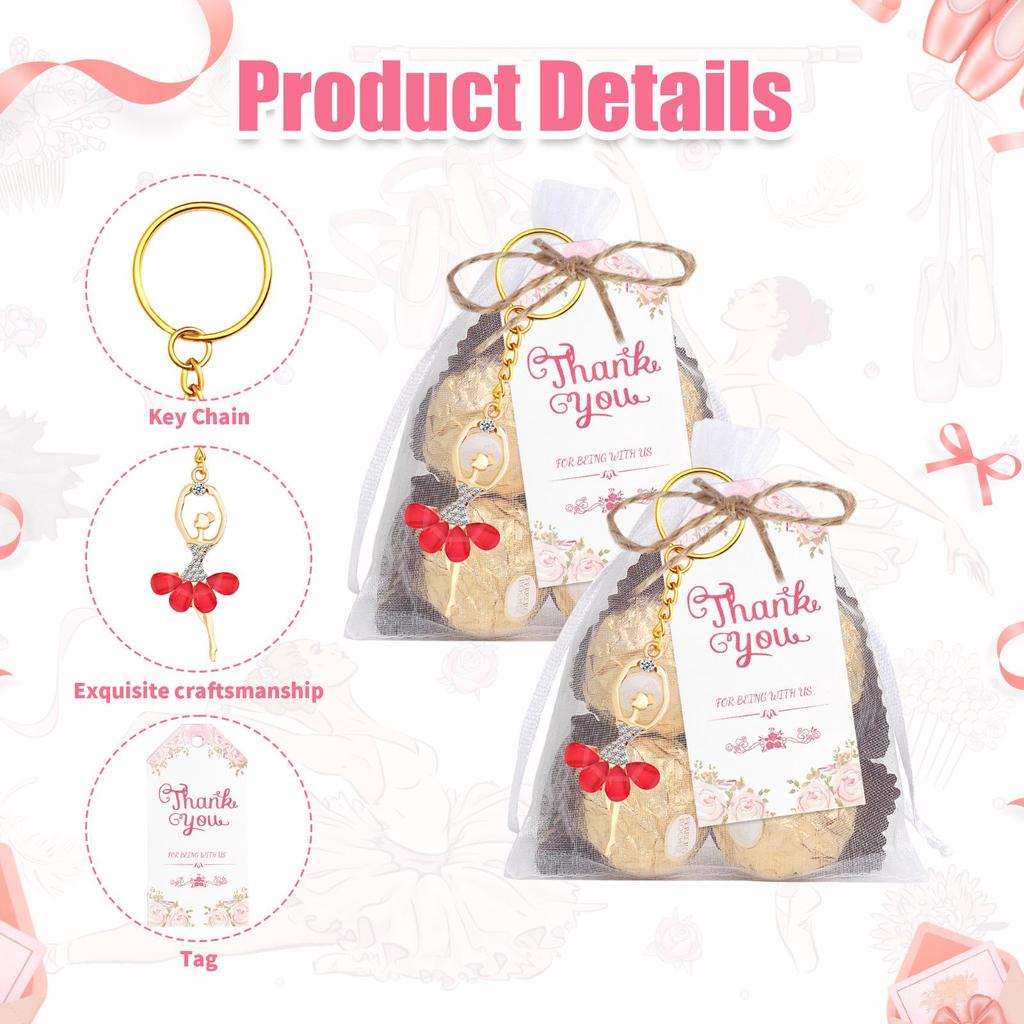 Hot-Selling Children's Ballet Keychain - Dance Performance, Wedding, Birthday Souvenir