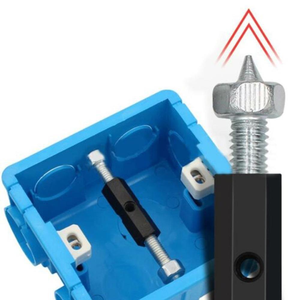 21pcs Adjustable Design Outlet Box Repairer 86 Type Electrical Box Repair Kit Wall Mount Repair