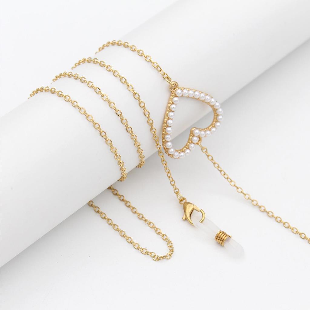 High-End Women's Fashion Sunglasses and Mask Chain Lanyard – European & American Style