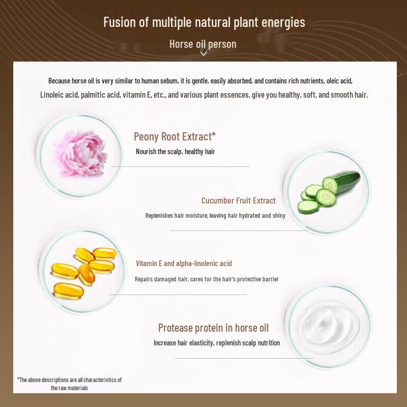 Dieyin Horse Oil Moisturizing Shampoo 600ml