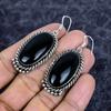 Black Onyx Gemstone Handmade 925 Sterling Silver Jewelry Earring 2.36" M-3543